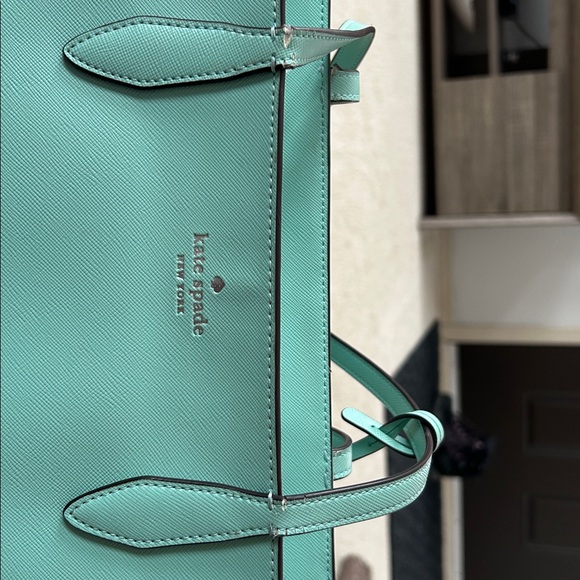 Kate Spade Aqua Blue Tote Bag - Picture 9 of 9